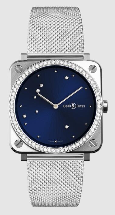 Bell & Ross BR S BLUE DIAMOND EAGLE DIAMONDS BRS-EA-ST-LGD/SST Replica Watch